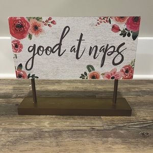 Good at naps decor